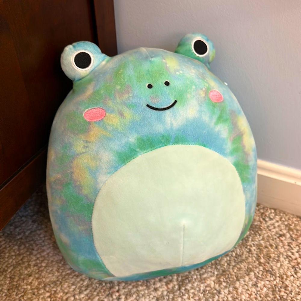 Tie-Dye Squishmallow Frog